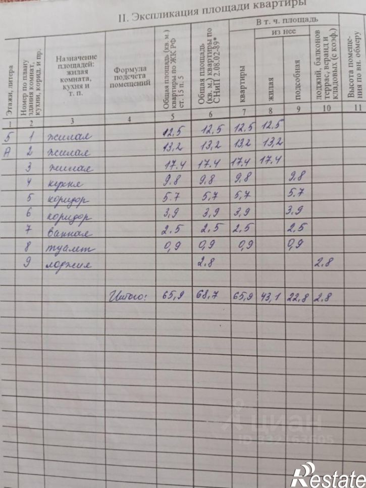 3-комн квартира ул Галии Кайбицкой, 11,  д. 11