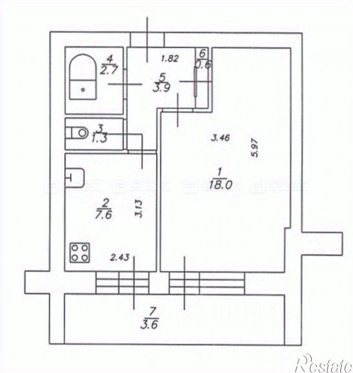 1-комн квартира ул Декабристов, 83,  д. 83