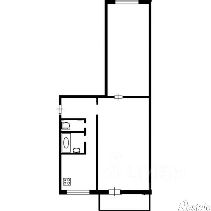 2-комн квартира ул Октябрьская, 32,  д. 32