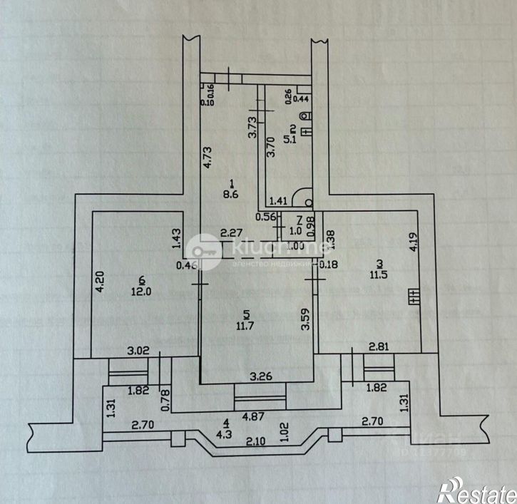 2-комн квартира ул Заслонова, 7,  д. 7