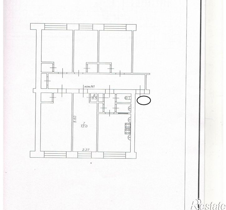 1-комн квартира Академика Кирпичникова улица, д. 27