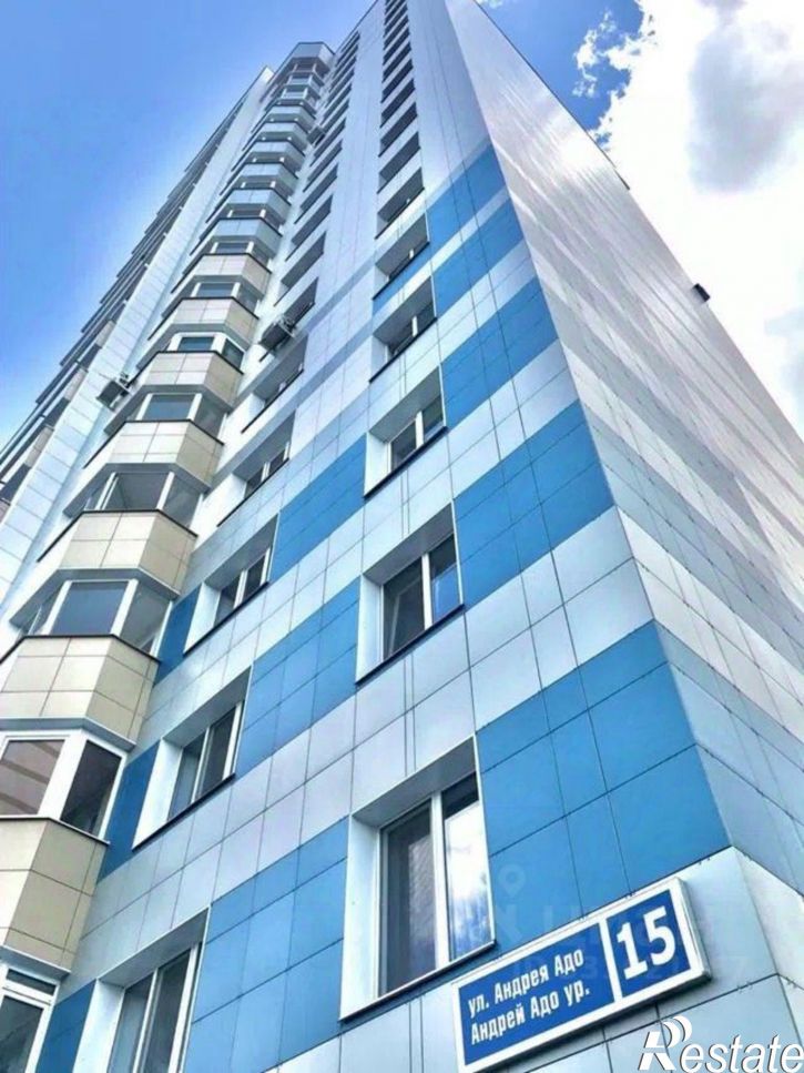 1-комн квартира ул Андрея Адо, 15,  д. 15