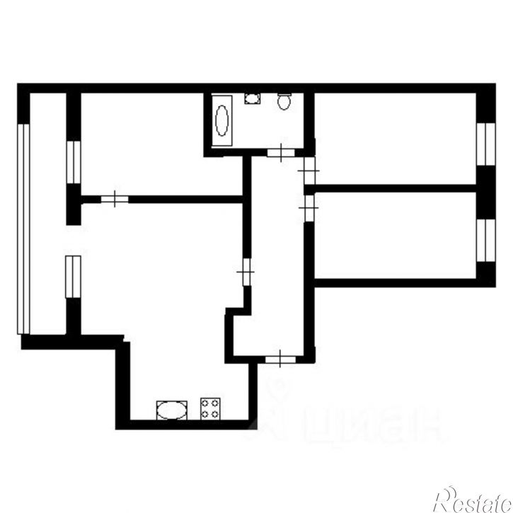 3-комн квартира ул Ютазинская, 16,  д. 16