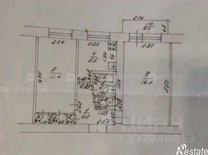 2-комн квартира Татарстан, Казань, Вахитовский, ул. Хороводная