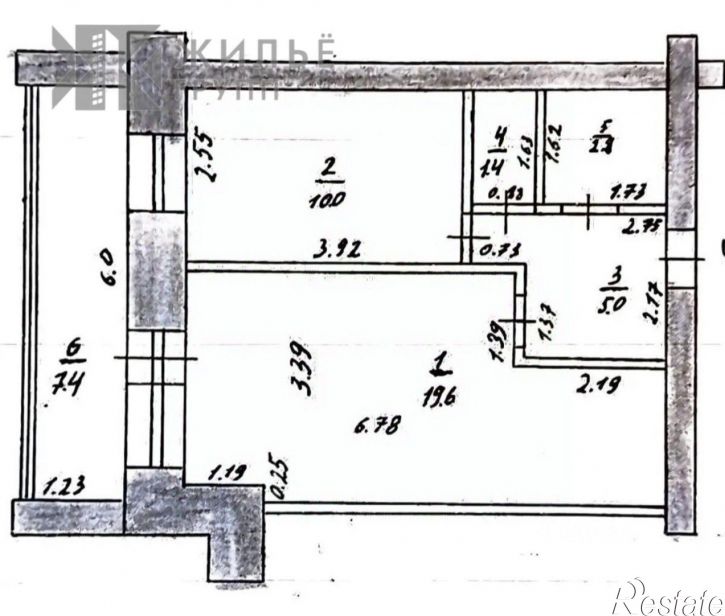 1-комн квартира ул 2-я Азинская, 1а,  д. 1а