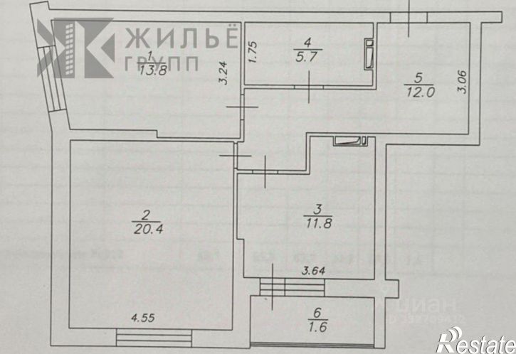 2-комн квартира ул Аметьевская магистраль, 18 2,  д. 18 2,  к. 2