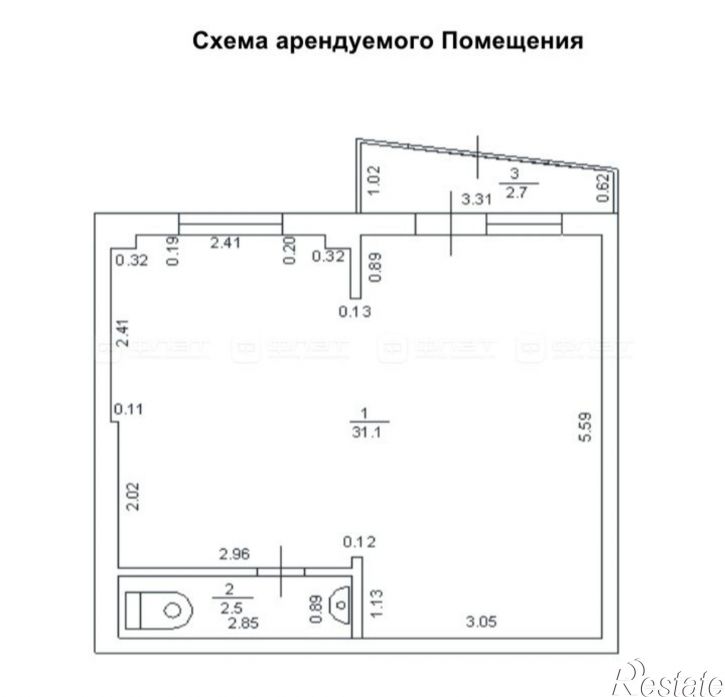 Торговое помещение ул. Адоратского, дом 27