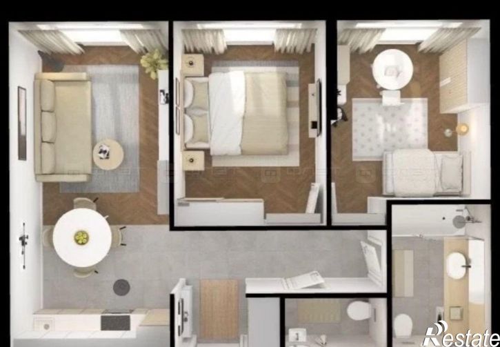 3-комн квартира ул. Анаса Тазетдинова, дом 7