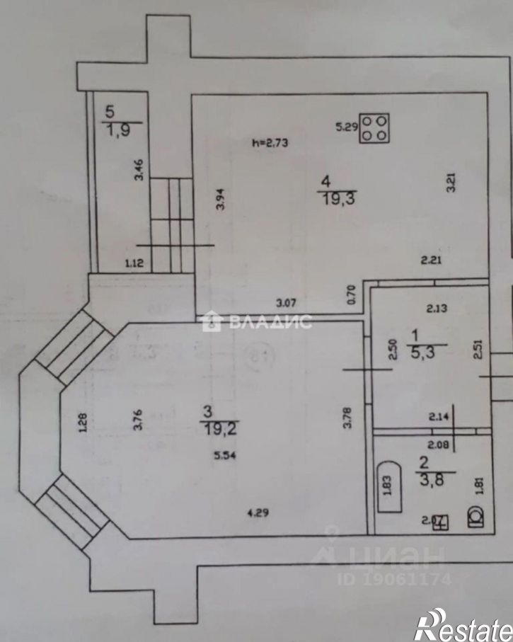 1-комн квартира ул Болотникова, 9,  д. 9