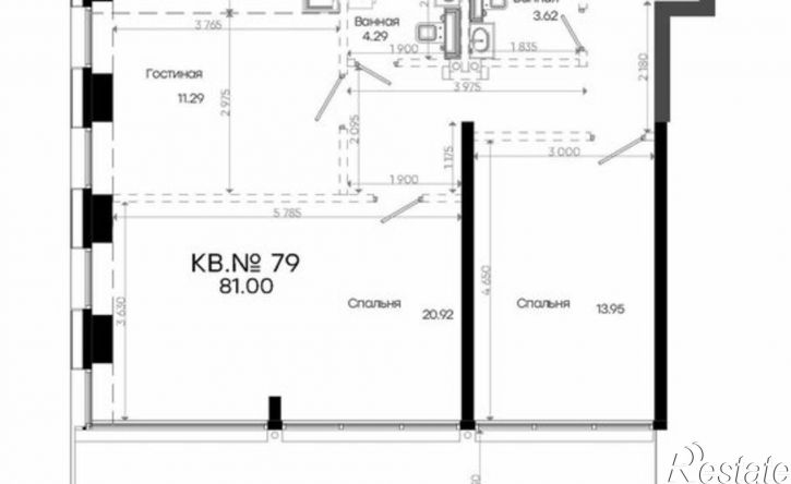 3-комн квартира в новом доме ул Аскара Шейх-Али, 1 2,  д. 1 2,  к. 2