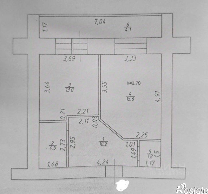1-комн квартира ул Ягодинская, 25,  д. 25