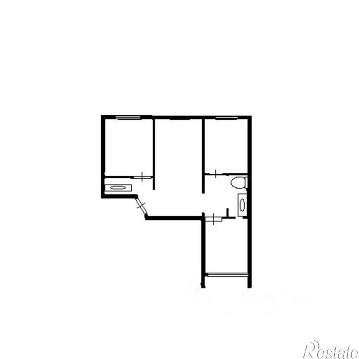 3-комн квартира ул Адоратского, 27,  д. 27