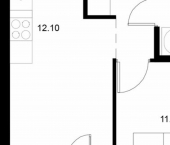 1-комн, 33 кв м, этаж 15/21 ул Техническая, 21А