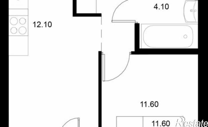 1-комн квартира в новом доме ул Техническая, 21А,  д. 21А