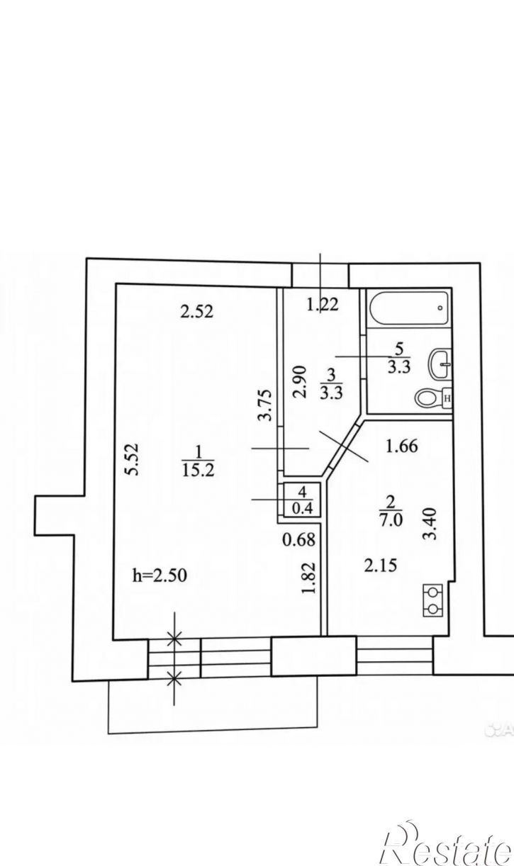 1-комн квартира пр-т Ибрагимова улица, д. 59