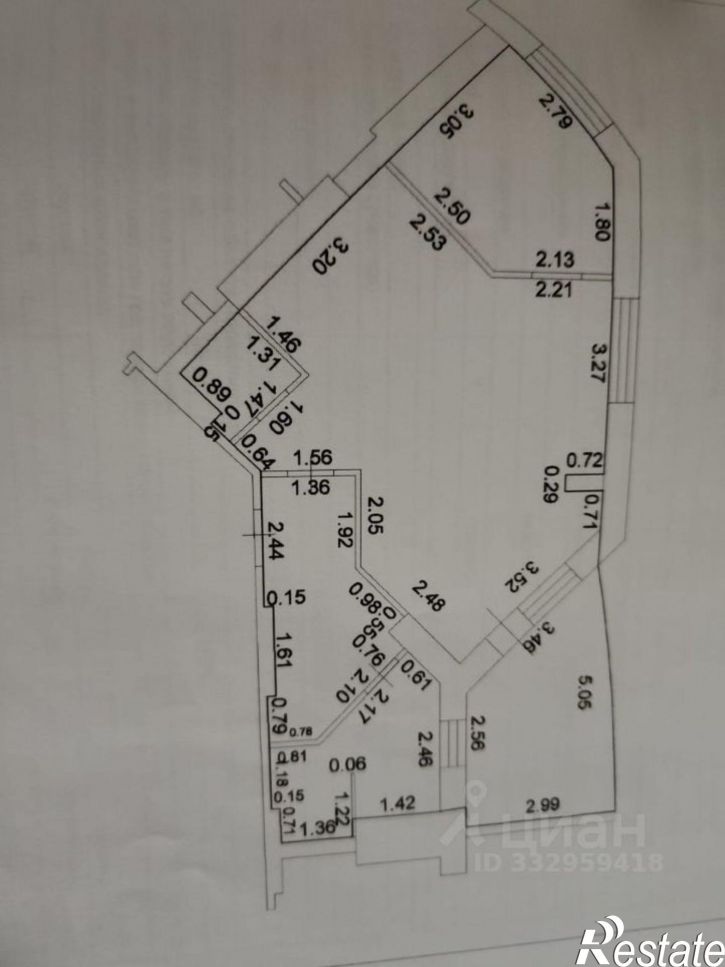 2-комн квартира ул Центральная, 39,  д. 39