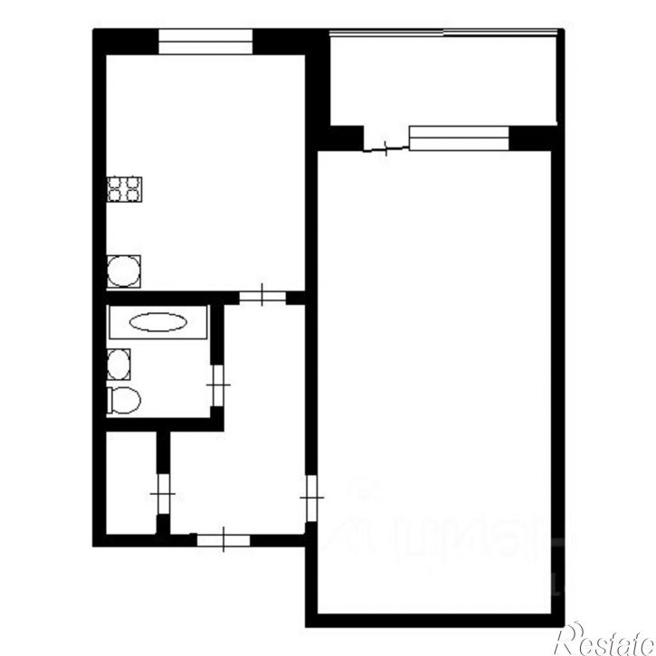 1-комн квартира ул Минская, 36,  д. 36