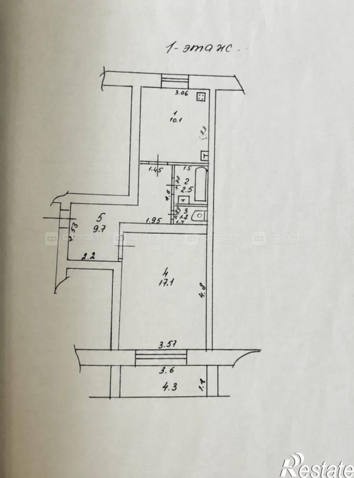 1-комн квартира ул. Гарифьянова, дом 8