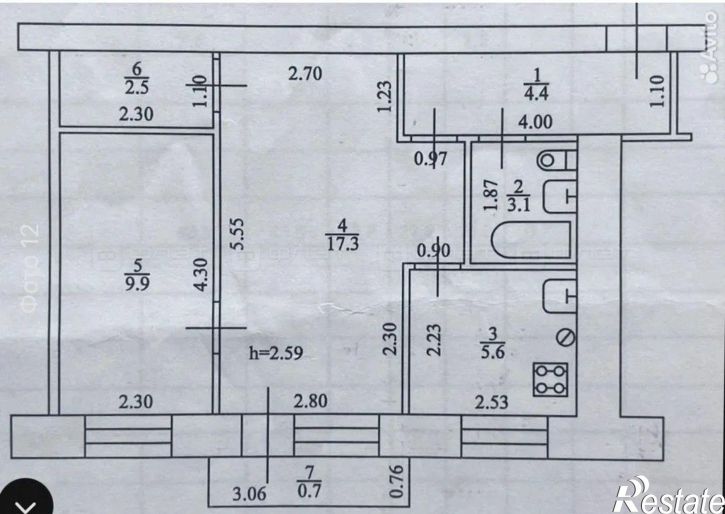 1-комн квартира ул. Искра, дом 8