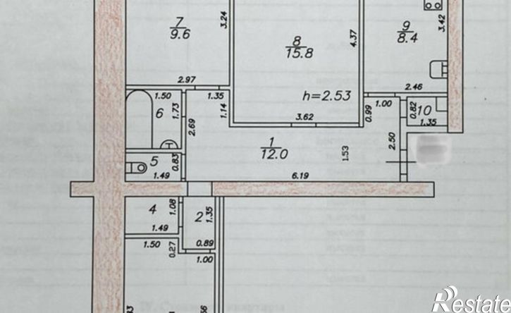 3-комн квартира ул Бондаренко, 33,  д. 33