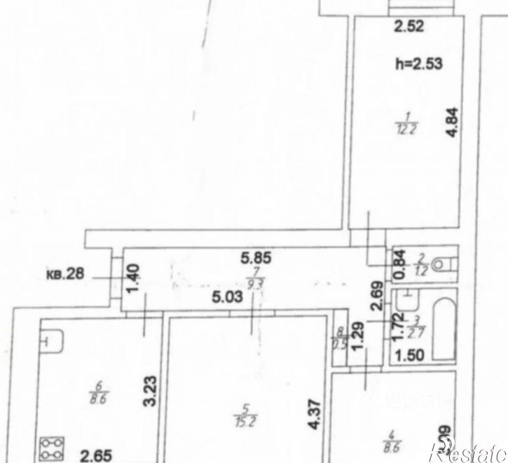 3-комн квартира ул Кутузова, 10,  д. 10