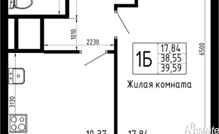 1-комн квартира в новом доме ул Аделя Кутуя, 181,  д. 181