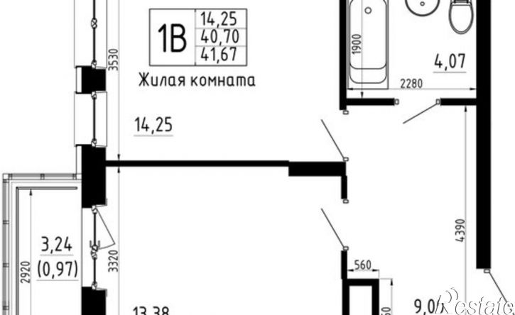 1-комн квартира в новом доме ул Аделя Кутуя, 181,  д. 181
