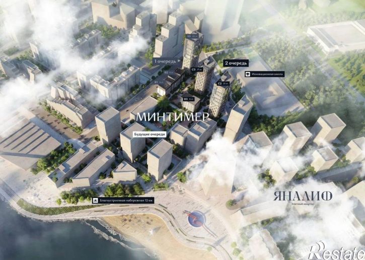 2-комн квартира в новом доме ул Портовая, 37В 2,  д. 37В 2,  к. 2