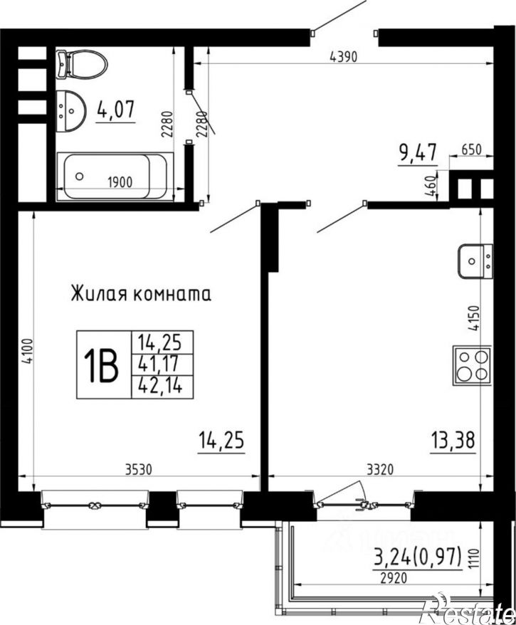1-комн квартира в новом доме ул Аделя Кутуя, 181,  д. 181