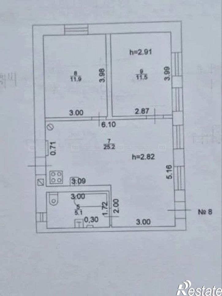 2-комн квартира ул. Малая Красная, дом 10