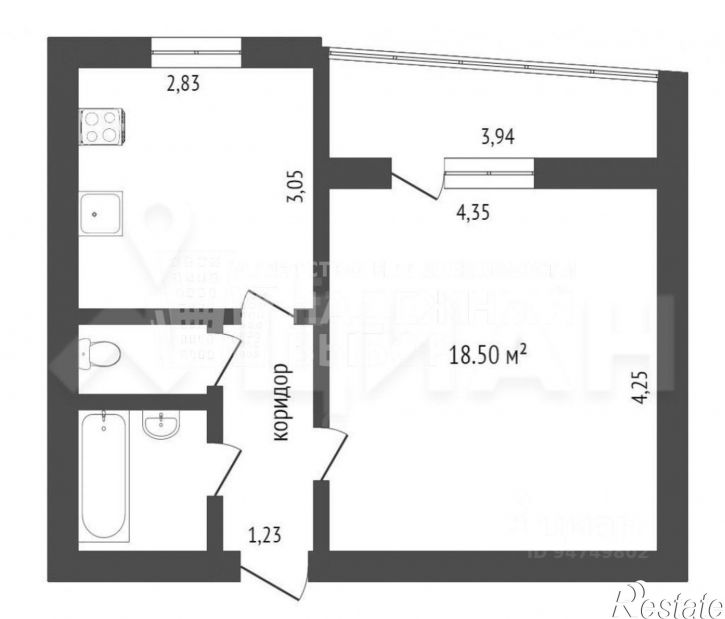 1-комн квартира пр-кт Ямашева, 84,  д. 84
