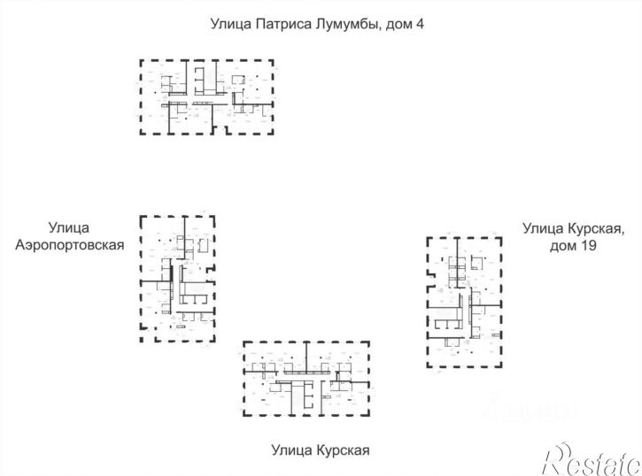 2-комн квартира в новом доме ул Аэропортовская, 19,  д. 19