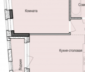 1-комн, 37 кв м, этаж 9/23 ул Бухарская, 32