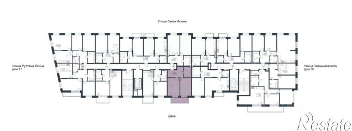 1-комн квартира в новом доме ул Рустема Яхина, 15/1,  д. 15/1