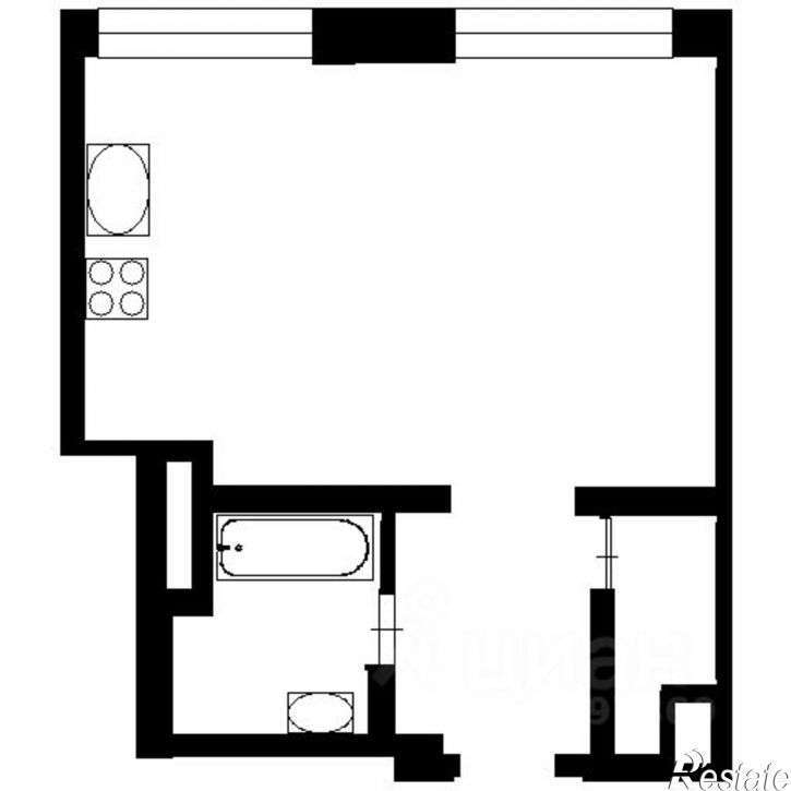 1-комн квартира ул Курская, 25,  д. 25
