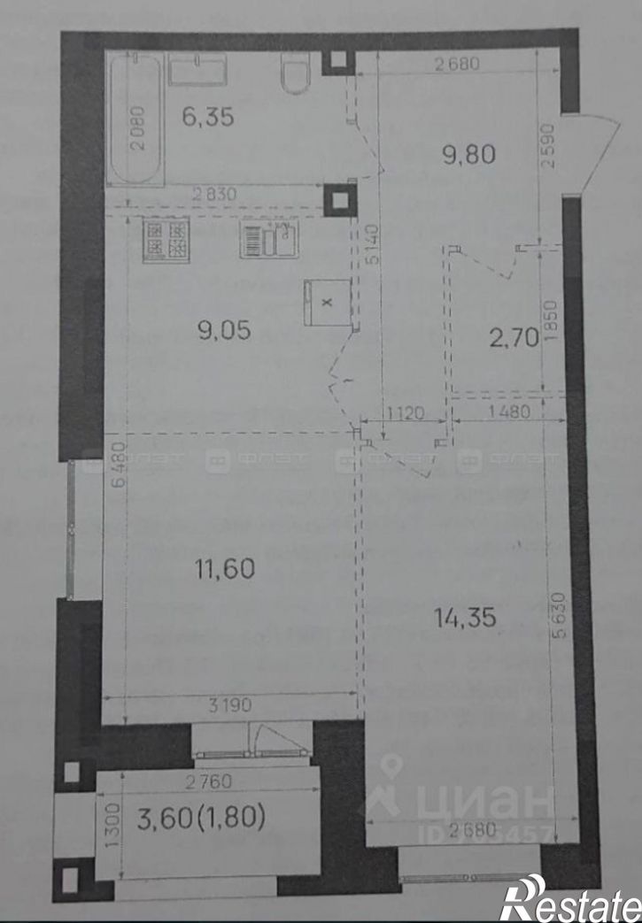 2-комн квартира в новом доме ул Герцена, 89/10,  д. 89/10