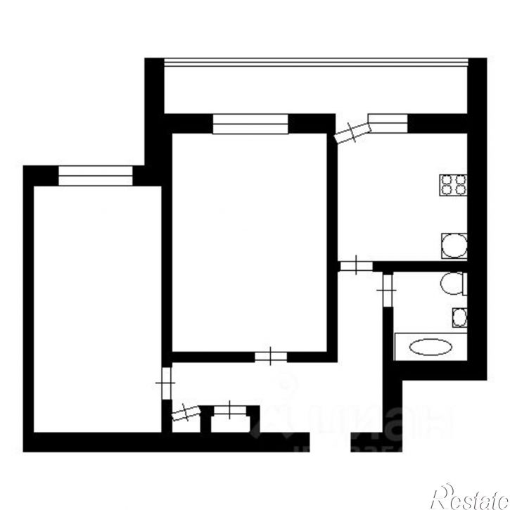 2-комн квартира ул Кулахметова, 22,  д. 22