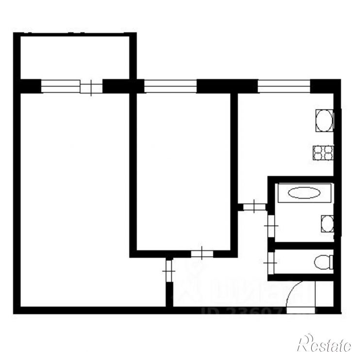 2-комн квартира ул Вишневского, 14,  д. 14