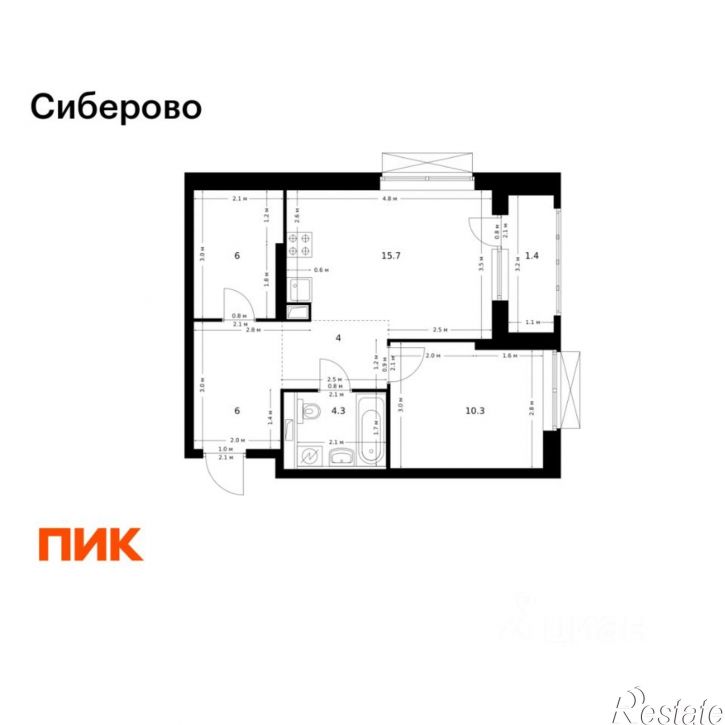 1-комн квартира в новом доме ул Халитова, 4А,  д. 4А