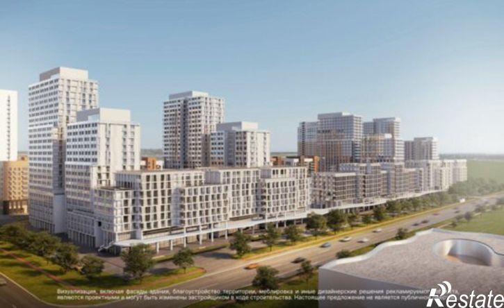1-комн квартира в новом доме Республика Татарстан (Татарстан), ЖК Мой Ритм, ПК4