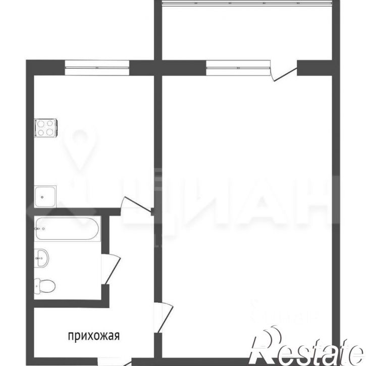 1-комн квартира улица Мира, 47,  д. 47