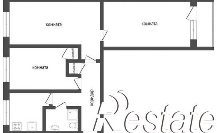 3-комн квартира улица Адоратского, 10,  д. 10