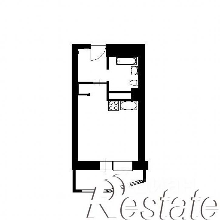 1-комн квартира улица Сафиуллина, 6 к1,  д. 6 к1