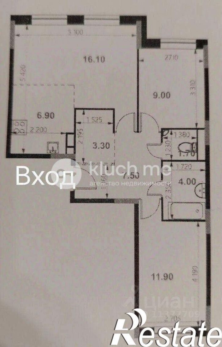 3-комн квартира Тэцевская улица, 4Д,  д. 4Д