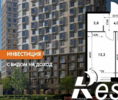 1-комн, 35 кв м, этаж 11/19 Даурская улица, 16А