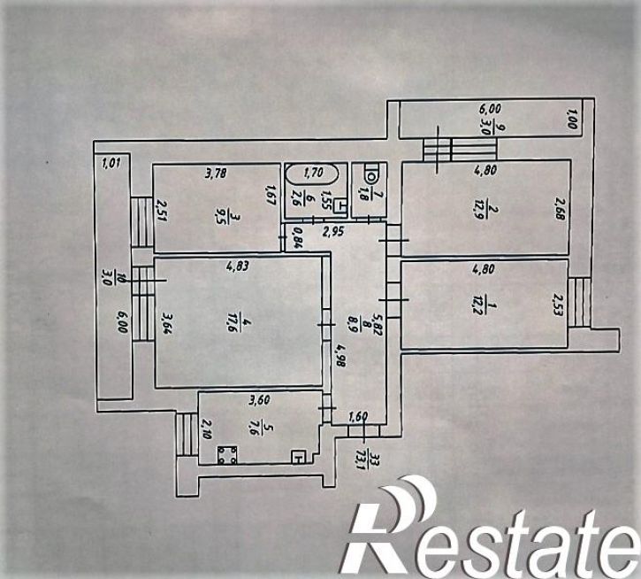 4-комн квартира Кутузова улица, д. 10А