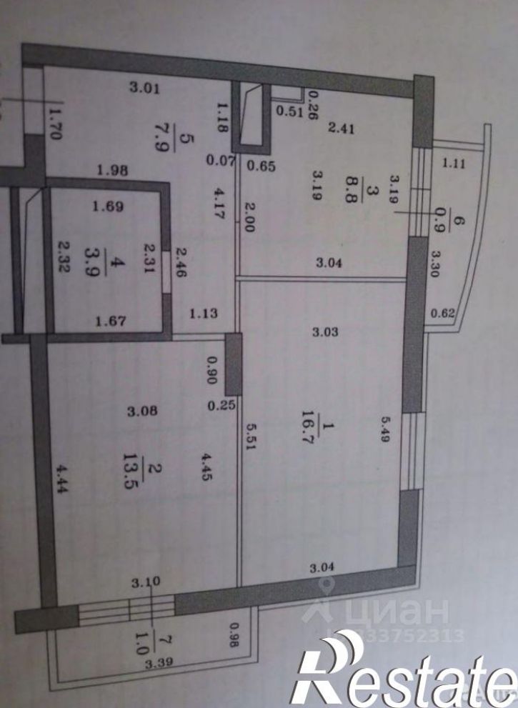 2-комн квартира улица Гавриила Державина, 3 к1,  д. 3 к1