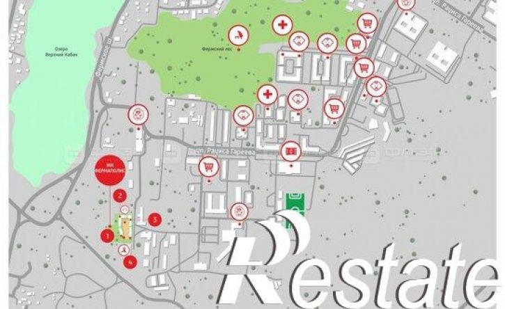 3-комн квартира в новом доме Республика Татарстан (Татарстан), территория Ферма-2