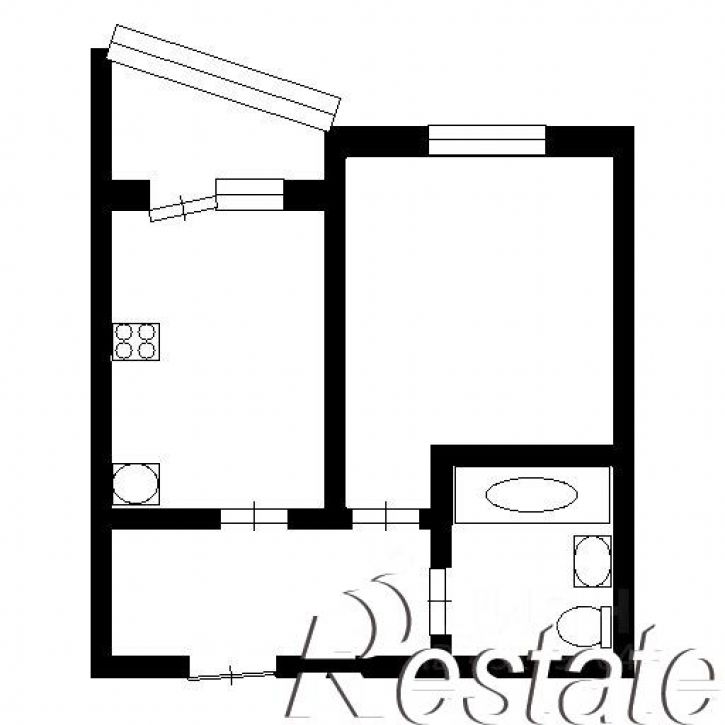 1-комн квартира улица Сабан, 1А,  д. 1А