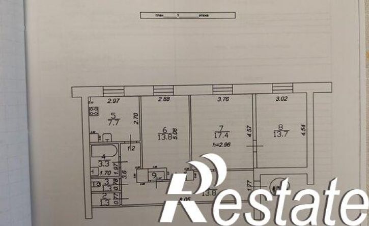 3-комн квартира улица Маяковского, 23А,  д. 23А